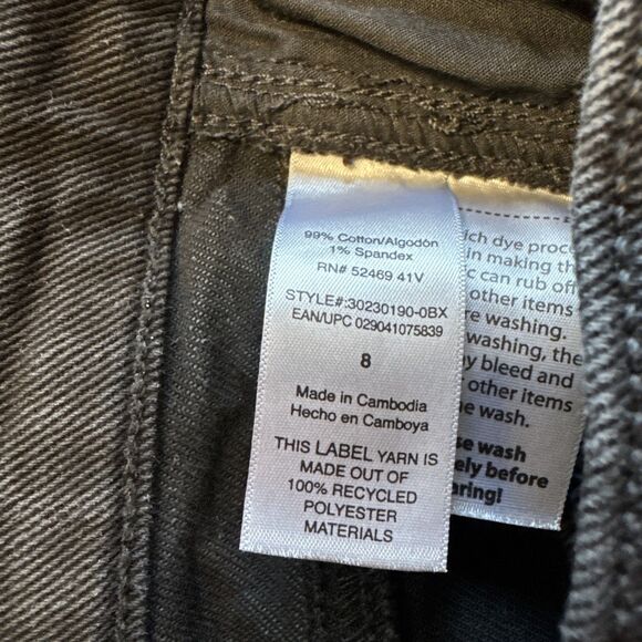 Scoop Women's High Rise Wide Leg Black Jeans. Size 8 Stretch - Picture 6 of 7